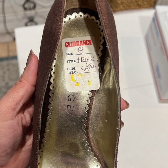 Rampage Size 8 Open Toe Heel 3.25” Front 0.5” Cork - Picture 3 of 13